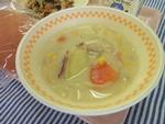 さつま芋の豆乳スープ