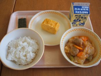8月31日の給食の写真