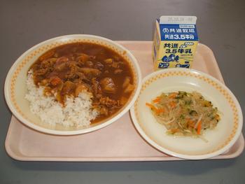 10月15日の給食の写真