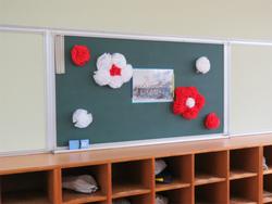 3年生教室の飾り付け