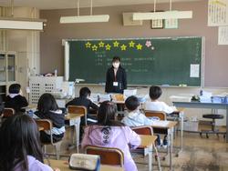 学級開きの様子