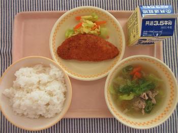 3月1日の給食