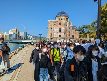 移動中