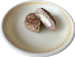 チーズ風ソースインハンバーグ