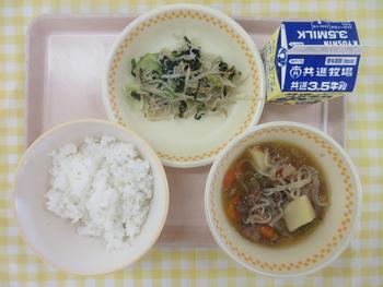 6月1日の給食