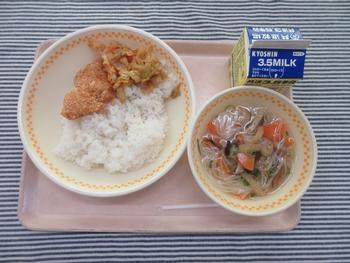 10月21日の給食