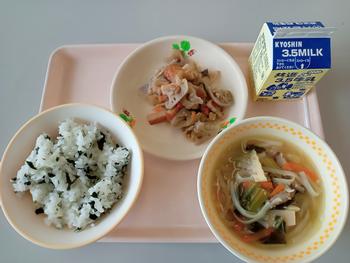4月14日（金曜日）の給食