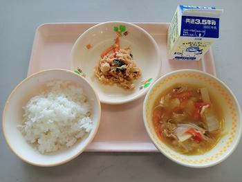 6月26日（月曜日）の給食