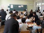 9月9日（火）1年給食試食会の様子