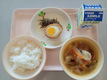 10月6日（月曜日）の給食