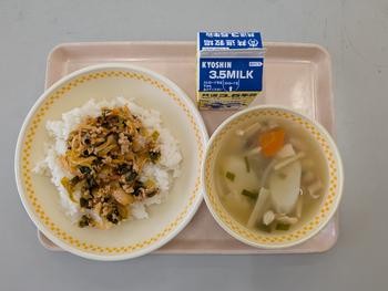 6月5日（金曜日）の給食・一年生給食試食会