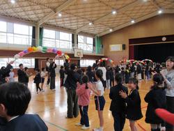 先生方の見送り