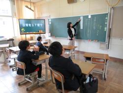 ひかり学級授業参観の様子