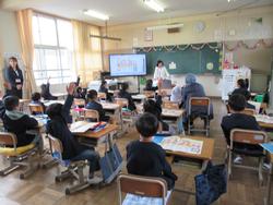 1年1組参観の様子
