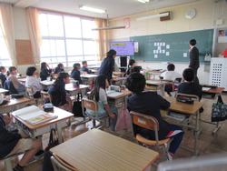 5年2組参観の様子