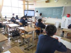 6年2組参観の様子