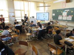 3年2組参観の様子