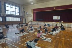 頑張っている様子