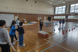 体育館の練習