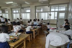 書写の様子