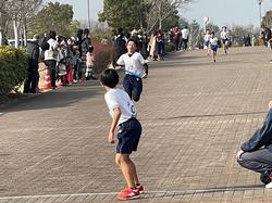 タスキリレーの様子