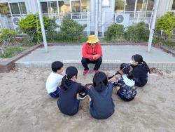 インタビューの様子女子