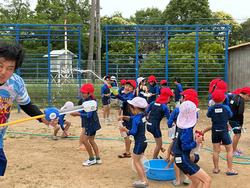水遊びの様子