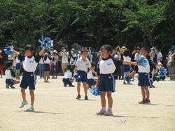 青チームダンス