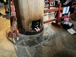 大仏殿にて