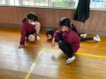 体育館を計測！
