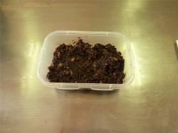 黒豆あんのできあがり
