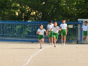 陸上競技の練習