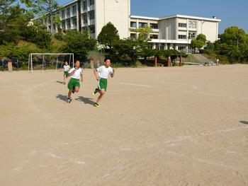 陸上競技の練習