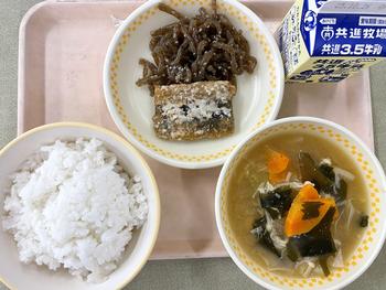 今日の給食