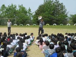 防災担当の先生からのお話