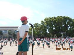 運動会開会式