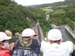 ダムの高さにびっくり！