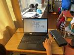 タブレットの図形の横に、式も書き込みます。