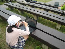 もう一度確認しているところの様子