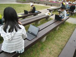 根気強く練習に取り組んでいる様子