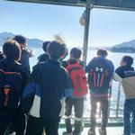 フェリーで宮島へ
