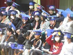 かぶせてもらった6年生