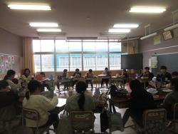 話が弾んでいます