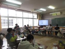 話が弾ませつつ