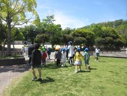 説明をきいて遊び開始