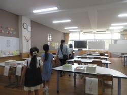 教科書を取りに行く
