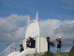 すべりだいを楽しむ