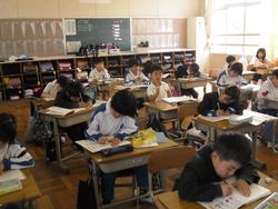 国語の学習の様子