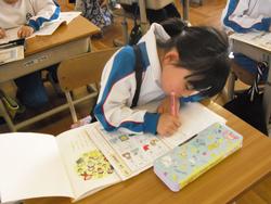 国語の学習の様子