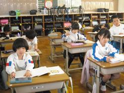国語の学習の様子